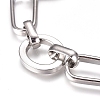 Tarnish Resistant 304 Stainless Steel Chain Bracelets BJEW-L661-06P-2