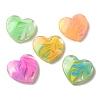 Gradient Color Transparent Resin Decoden Cabochons X-RESI-D008-06A-1