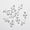 201 Stainless Steel Tiny Cross Charms STAS-K002-09A-2