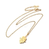 304 Stainless Steel Pandant Necklace for Men Women NJEW-O126-02G-04-1
