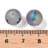 Autumn Theme Electroplate Transparent Glass Beads X-EGLA-S178-01-01E-3