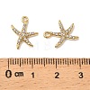 304 Stainless Steel with Crystal Rhinestone Charms STAS-G358-05G-06-3