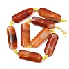 Natural Red Agate Beads Strands G-H342-B01-01-3