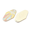 Rack Plating Alloy and Enamel Big Pendants X1-ENAM-T021-29A-2