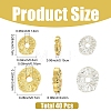 40Pcs 4 Styles Alloy Beads FIND-YW0012-92-2