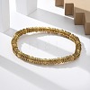 304 Stainless Steel Stretch Bangles for Women BJEW-P315-02B-G-2