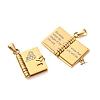 304 Stainless Steel Pendants SA-CBA694E-01G-06-3