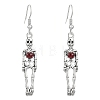 Alloy Enamel Pendant Dangle Earrings PW-WG2DBDB-04-1