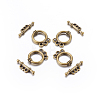Tibetan Style Alloy Toggle Clasps MLF10795Y-NF-2