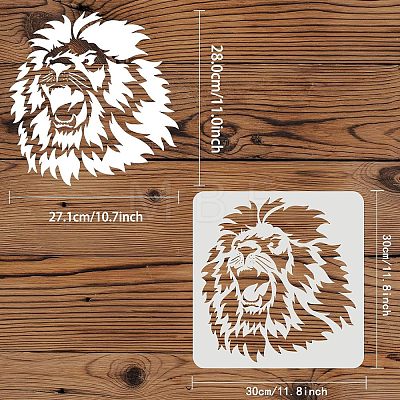 Large Plastic Reusable Drawing Painting Stencils Templates DIY-WH0172-683-1