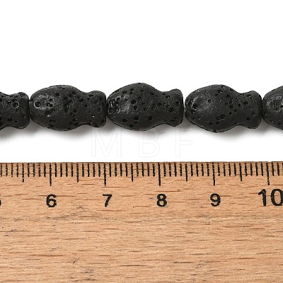 Natural Lava Rock Beads Strands G-U007-01L-1