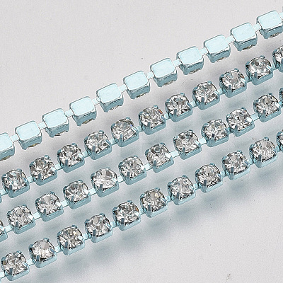 Electrophoresis Iron Rhinestone Strass Chains CHC-Q009-SS6.5-A01-1-1