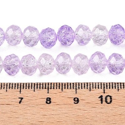 Transparent Glass Beads Strands GLAA-T023-8mm-A04-1