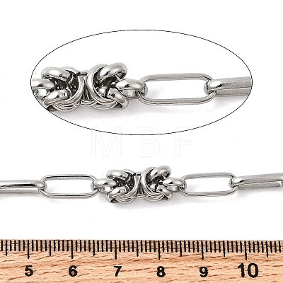 304 Stainless Steel Figaro Chains CHS-K024-08P-1