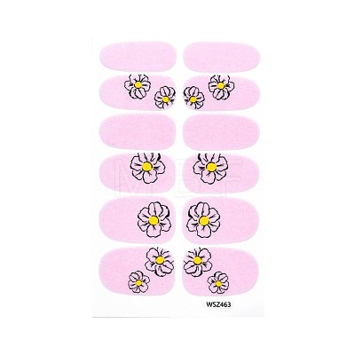 Flower Series Full Cover Nail Decal Stickers MRMJ-T109-WSZ-M1-1