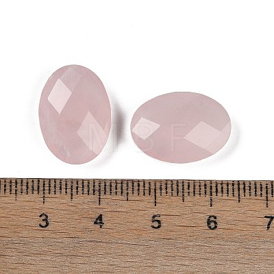 Natural Rose Quartz Cabochons G-O175-15A-02-1