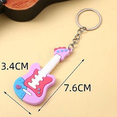 Guitar PVC Bag Keychain PW-WGAD27A-01-1