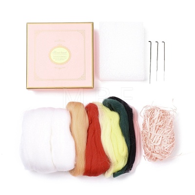 Imitation Sushi Gift Box Needle Felting Kit DIY-D065-09P-1