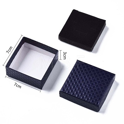 Square Cardboard Jewelry Boxes CBOX-N012-34A-1