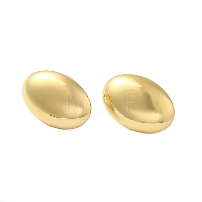 304 Stainless Steel Oval Stud Earrings for Women EJEW-U020-22G-1