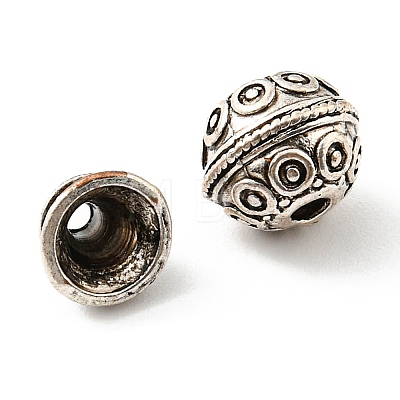 Tibetan Style Alloy 3 Hole Guru Beads FIND-A031-04AS-1