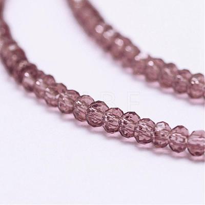 Transparent Glass Beads Strands EGLA-K010-A06-1