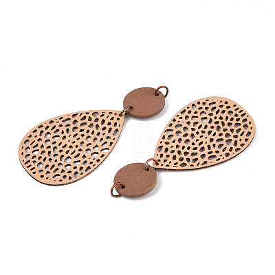 Bohemian Retro Hollow Teardrop Leather Pendants FIND-N007-02B-02-1
