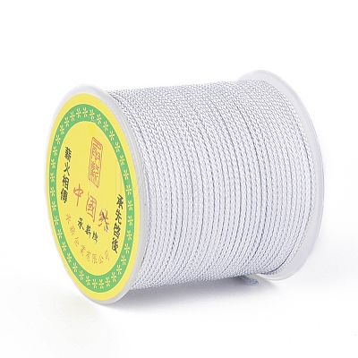 Polyester Braided Cord for Jewelry Making OCOR-F011-C11-1