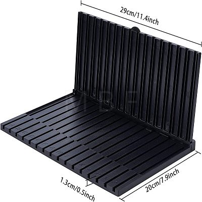 Plastic Pieces Shelves Tool Rack ODIS-WH0005-78-1