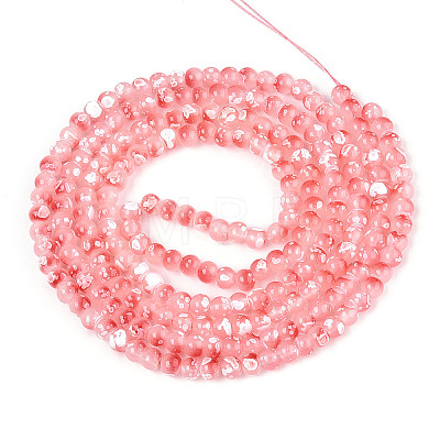 Baking Paint Glass Beads Strands DGLA-N015-4mm-03-1