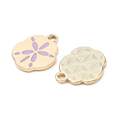 Alloy Enamel Pendants ENAM-G235-08G-05-1