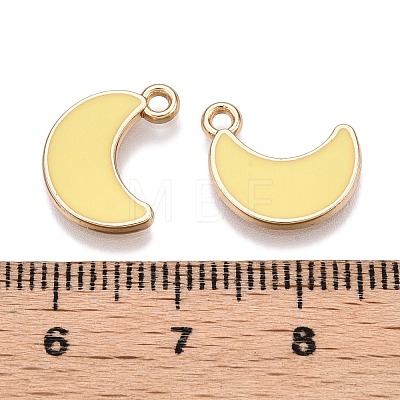 Rack Plating Alloy Enamel Charms ENAM-N056-341A-1