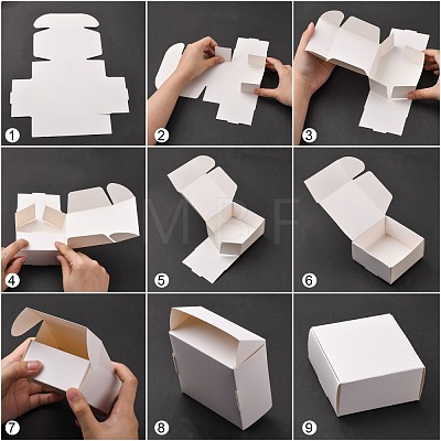 Kraft Paper Gift Box CON-K003-02A-02-1