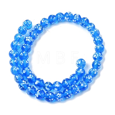 Handmade Lampwork Beads Strands LAMP-H071-01B-10-1