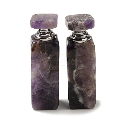 Natural Amethyst Dropper Perfume Bottle DJEW-H010-01P-01-1