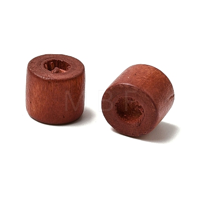 Wood European Beads WOOD-A026-02-1