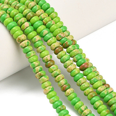Synthetic Imperial Jasper Beads Strands G-Z110-B04-2x4mm-06-1