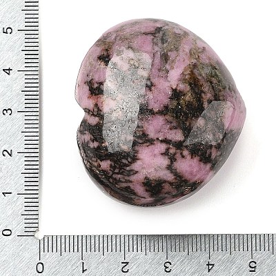 Natural Rhodonite Thumb Massage Stone G-I367-06D-1