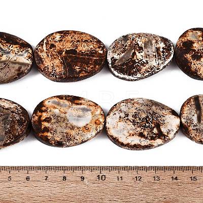 Natural Tree Bark Agate Beads Strands G-Q606-23B-1