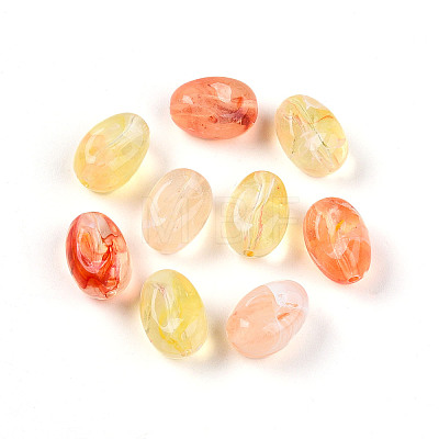 Transparent Acrylic Beads TACR-T028-38E-1