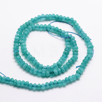 Dyed Natural Malaysia Jade Rondelle Beads Strands X-G-E316-2x4mm-29-1
