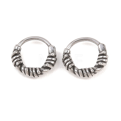 316 Stainless Steel Cartilage Earrings AJEW-C044-16C-AS-1