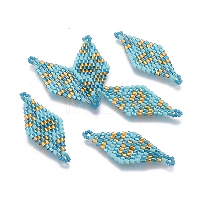 MIYUKI & TOHO Handmade Japanese Seed Beads Links SEED-E004-M26-1