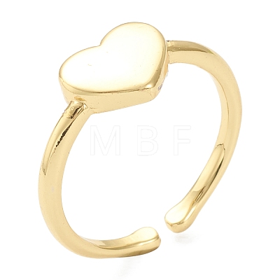 Brass Cuff Rings RJEW-A001-06G-1
