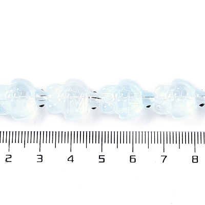 Transparent Glass Enamel Beads Strands GLAA-B021-06J-1