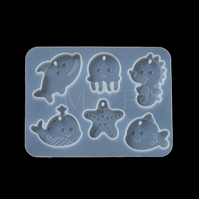 Starfish/Whale/Octopus Pendant DIY Silhouette Silicone Mold LS-DIY-K073-09A-1