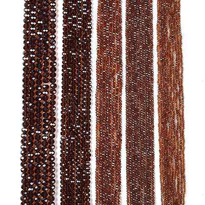 Electroplate Glass Beads Strands EGLA-A044-T6mm-A02-1