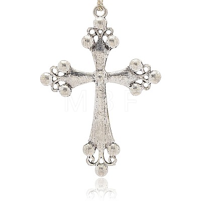 Alloy Rhinestone Big Pendants RB-J112-01AS-1