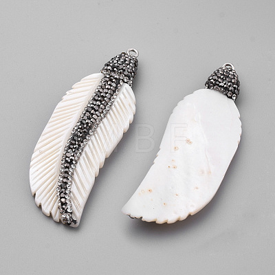 Freshwater Shell Big Pendants SHEL-S269-02-1