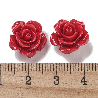 Synthetic Coral Dyed Carved Beads SHEL-I001-05B-03-1